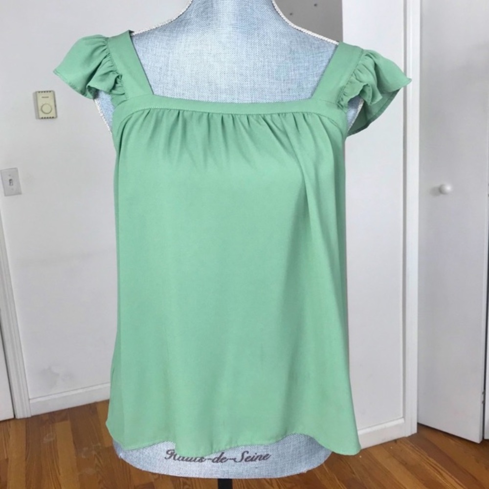 Loft Ruffle Sleeve Blouse